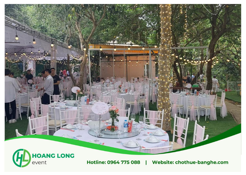 dịch vụ cho thuê ghế chiavari